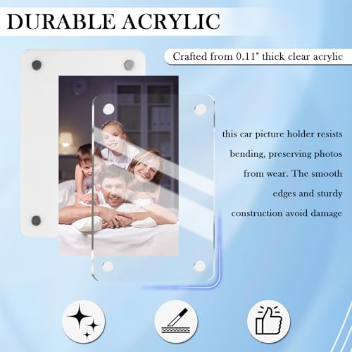 50% Off 2PCS Car Picture Holder with Magnetic Attachment - Image 3
