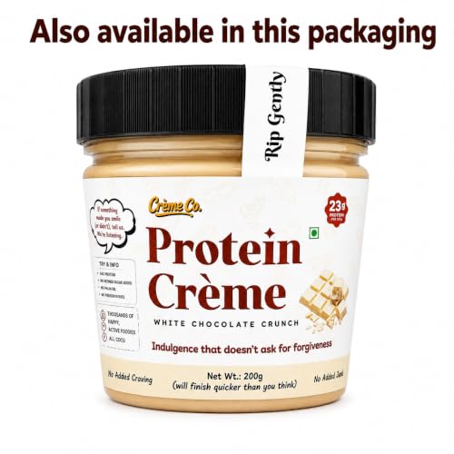 Image of CREME CO. White Chocolate Crunch Gourmet Protein Creme - 200G