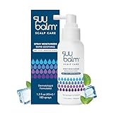 Suu Balm Dry Scalp Treatment, Rapid Itch Relief Anti-Dandruff Scalp Spray Moisturizer, Cooling Itchy Scalp Treatment for Flaky Sensitive & Psoriasis, Cooling Menthol & 5 Ceramides, 1.35 fl oz