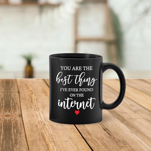 Taza de café cerámica 11 oz color negro miniatura 3