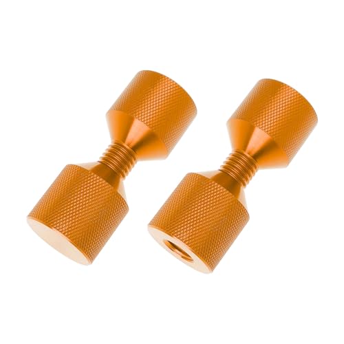 Juego de 2 pines de alineación de brida de aluminio, herramienta de posicionamiento de tuberías duradera, alineación ligera de brida para maquinaria de automóviles y barcos