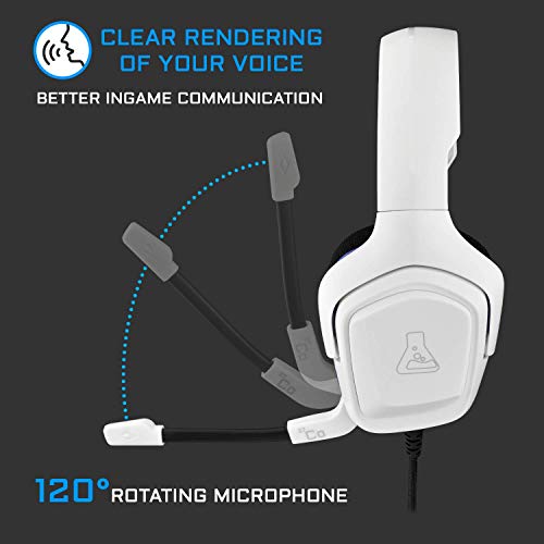Casque gaming audio filaire cobalt blanc - Cuffia gaming - Immagine 3