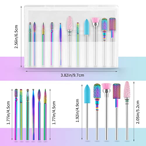 Punte Fresa Unghie HEYMKGO 11 pezzi di Punte per