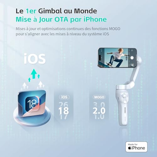 Gimbal Stabilizer for iPhone Videos