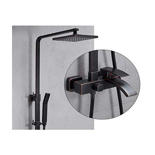 Ensemble de robinet de douche en laiton brossé et finitions soignées