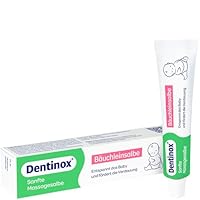 Dentinox Bäuchleinsalbe – Sanfte Massagesalbe bei Bauchschmerzen – Entspannt das Baby und fördert die Verdauung – pflegt und schützt die Babyhaut durch hochwertige Inhaltsstoffe – 50ml