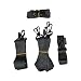 Motorrad Grand Pet Palace UV-bewertete vielseitige Haustier-Tragetasche, Moto-Sissy-Bar, Hecktasche mit zwei Schalen, UTV, ATV, Rollgepäck, oberes Fenster, öffnet Haustiertasche, 54,1 x 38,6 x 33 cm