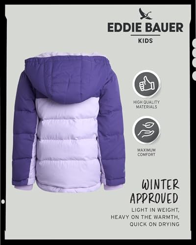 Image of Eddie Bauer Toddler Winter Jacket - Heavyweight Quilted Down Jacket, Insulated Hooded Coat for Toddler Boys and Girls (2T-4T)