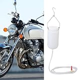 ciciglow Pomocniczy Zbiornik Paliwa Motocykla, Pomocniczy Zbiornik Paliwa Gazowego Uniwersalny Zestaw Narzędzi do Naprawy Zbiornika Paliwa Motocykla, Pomocniczy Zbiornik Paliwa z Wężem