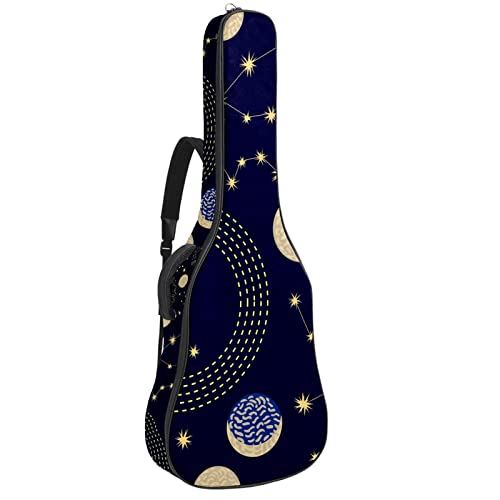 Sac à dos guitare acoustique antichoc motif pingouin contre l'humidité