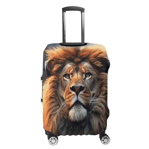 Scifi Lion Luggage Cover, Washable Elastic Suitcase Cover Protector Fit 18-32 Inch Luggage4