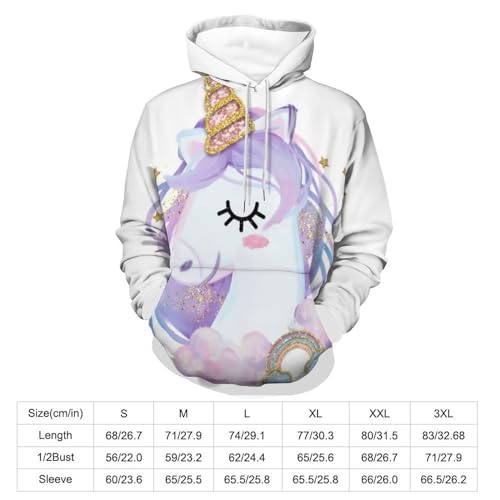 Hoody sweat-shirt licorne pull stylé pour soirée cocooning - 2