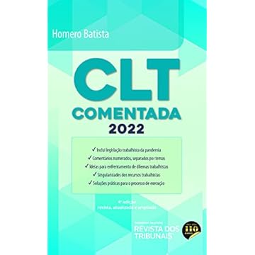 Capa do livro Clt Comentada 4º Edição