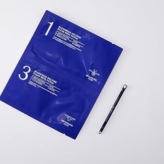 Mediheal Blackhead Melting Clear Nose Patch (4 pack), 3 Step Pore Melting and Soothing Sheets, Blackhead Remover Tool Included