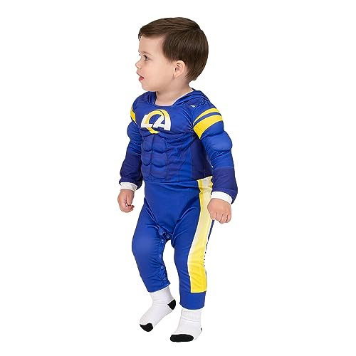 MODERN HERO NFL Los Angeles Rams Officially Licensed #1 Draft Pick Infant-Toddler Muscle Suit Costume, Size 2T