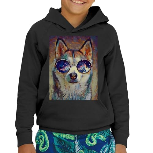 Sweat à capuche enfant husky tissu premium de qualité supérieure durable