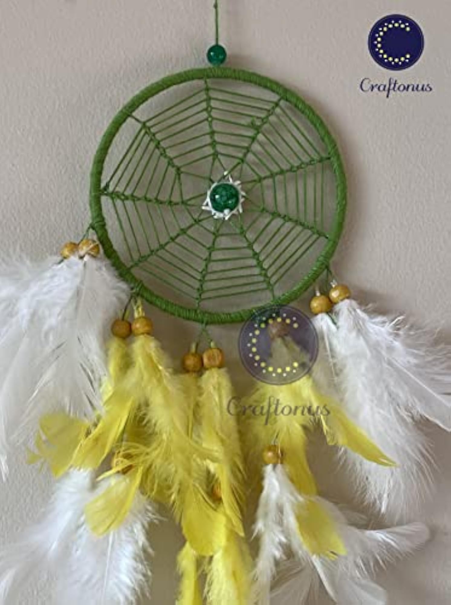 CRAFTONOUS Dream Catcher Boho Wall Hanging