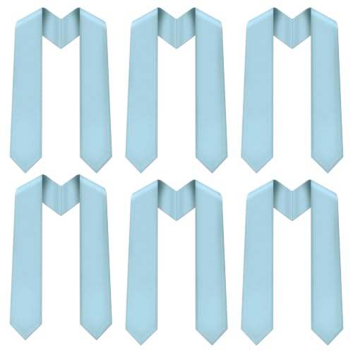 Image of Plain Graduation Stole Sash 60 Inch Unisex Adults Solid