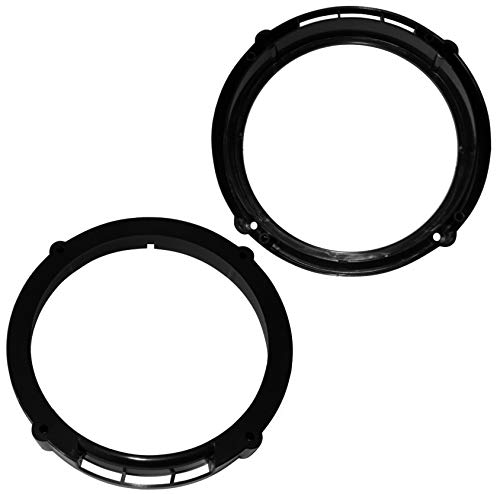 Aerzetix: 2 Adaptadores soportes de Altavoces - 165mm - Puertas Traseras  para Automvil