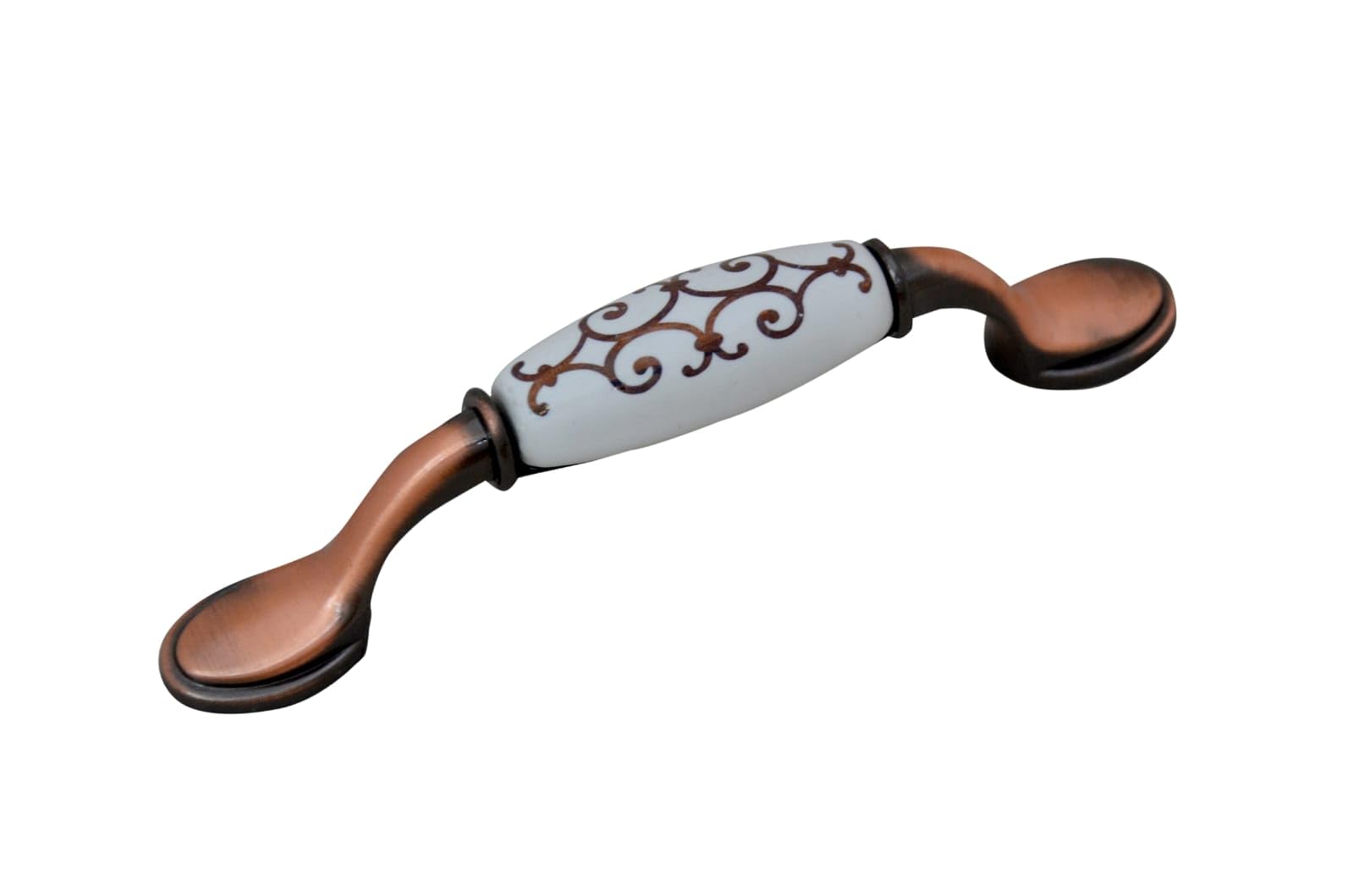 Neha Metal Handicraft Ceramic Handles for Window Drawer, Kitchen Cabinet, Bathroom, Antique Style (14.5 x 2 cm) (GOLD & COPPER ANTIQUE, 4) (B0D9DHBL1N) Amazon Price History, Amazon Price Tracker
