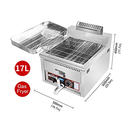 DLGF Fritteuse, Edelstahlfritteuse, Easy Clean, Schnelles Aufheizen, Knusprige Pommes – Bild 3