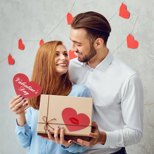 Operitacx 40Pcs Heart Shaped Cards Blank Craft Kit for Valentine's Day Thick Paper Creative DIY Greeting Cards for Crafts and Decorations for Couples and Boy Girl - Image 2