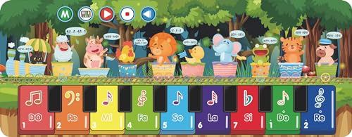 BGIUSQF Piano Mat, Klaviermatte, Musikmatte, Kindertanzmatten, Musikmatte Kinder...
