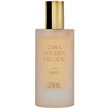 Zara Golden Decade + Hair Mist Limited Edition Perfume Set for Women Orange Blossom Jasmine and Vanilla Warm Amber Floral Scent Eau de Parfum 2x50ml (1.7 fl. oz.)