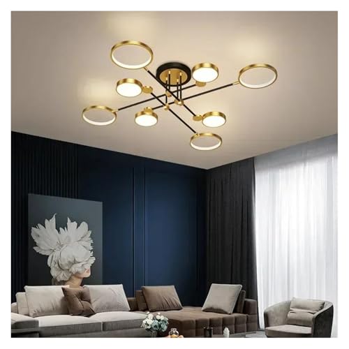 Luminaire suspendu LED style nordique design haut de gamme 8 têtes