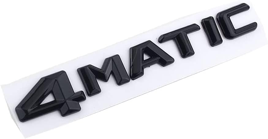 1 calcomanía 3D para automóvil con logotipo de 4MATIC de ABS emblema de letras para guardabarros laterales de automóvil emblema de maletero trasero disponible en Yaxa Colombia
