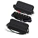 3PCS Pickup Humbucker Pickup & Staggered Single Coil Pickups Black 50/52/52mm ForElectric Guitar guitar pickup set
