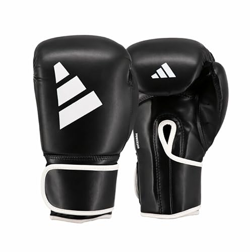 adidas Unisex Hybrid 100 - Schwarz/ Weiß 10 Oz; Adih100 Boxhandschuhe, Schwarz/ Weiß, oz EU
