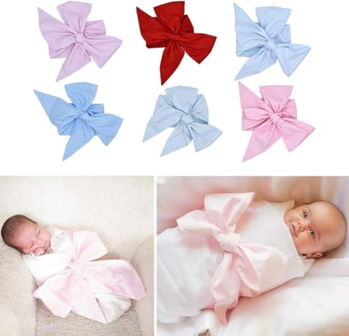 Image of Newborn Swaddle Sash Maternity Bow Sash Baby Swaddle Photography Shoot Prop - 4#