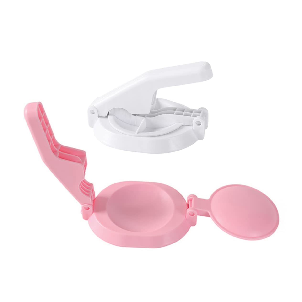 ABOOFAN 2Pcs Dumpling Wrapper Maker Manual Dough Press Mold Kitchen Tool for Homemade Dumplings Random Color for Making Dumpling Skin and Pastry Wraps