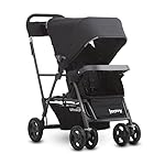 Joovy Caboose Ultralight Graphite Stroller, Sit and Stand, Tandem Stroller, Black