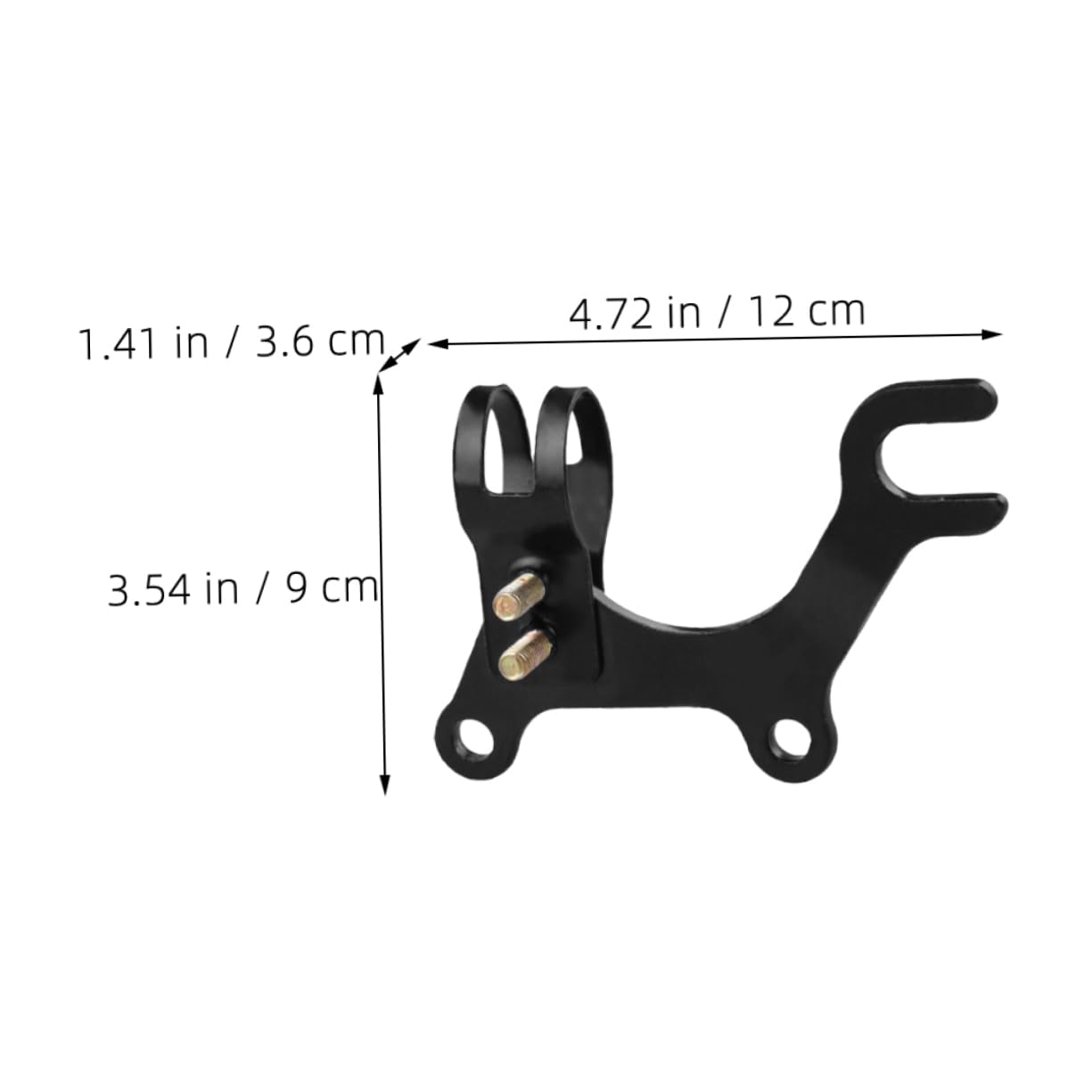 Gatuida Bremshalter Adapter Für Scheibenbremsen Einstellbare Carbonstahl Bremsadapter Für Fahrräder Zur Umrüstung Von Standard Scheibenbremsen