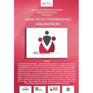 Capa do livro Anais do II Congresso do Migrafron (Portuguese Edition)