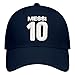 Icon Sports Compatible with Argentine Football Association Lionel Messi Cap - Unisex Adult - Navy w/White Logo