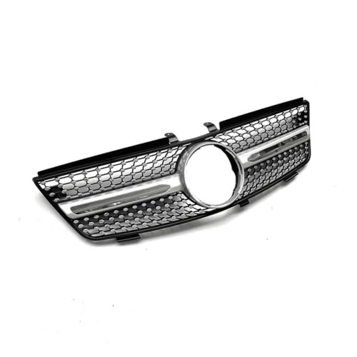 Calandre de pare-chocs avant W164 style course diamant argenté pour série ML
