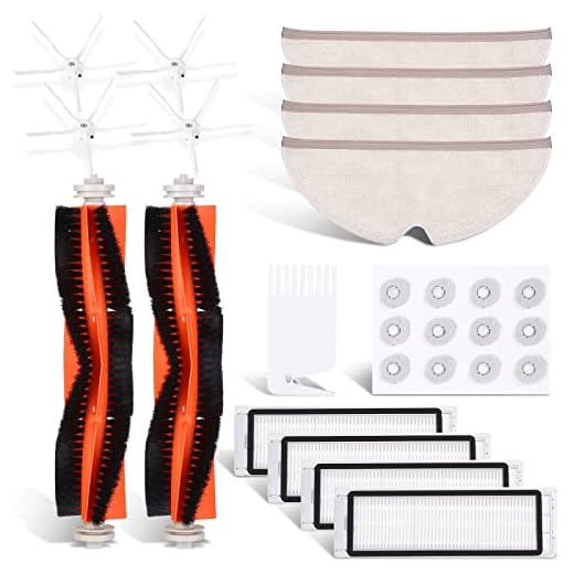 Tillbehör till Xiaomi robotdammsugare 26 delar, reservdelar till Roborock S50 S55 S6 S5Max XIAOMI MI MI-robotar, huvudborste, HEPA-filter, sidoborste, mopp