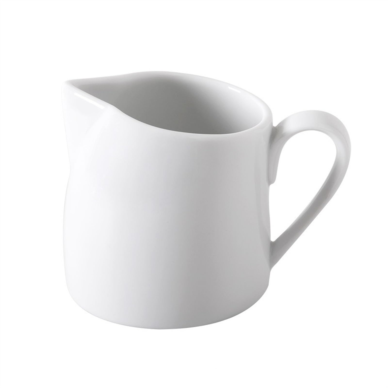 Sauciere Sauciere aus Porzellan mit großem Ausguss und weniger Tropfen, weiße Sauciere, 4 oz/5,1 oz Saucierenständer(120ml)