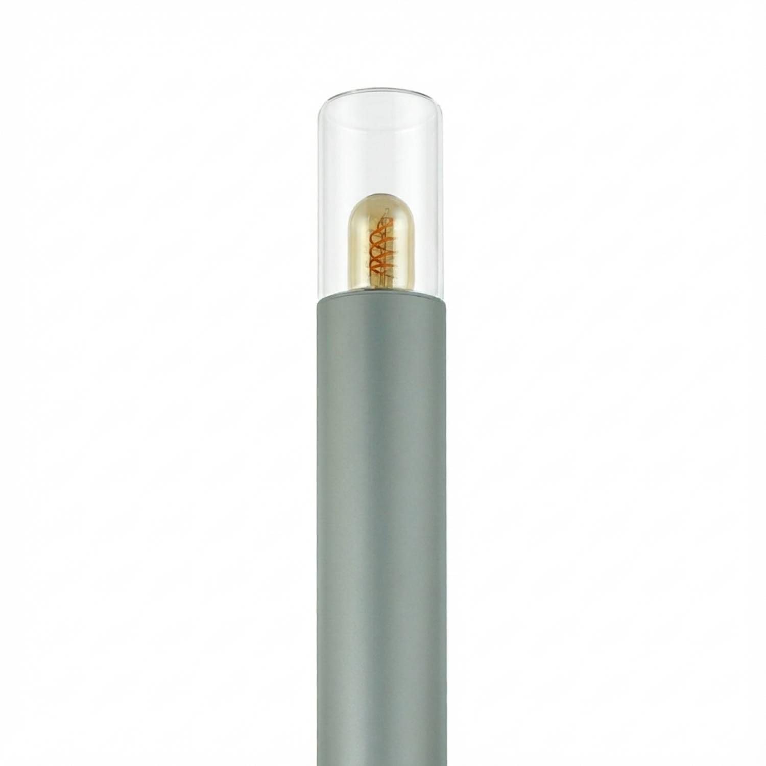 Lampione a paletto in alluminio pressofuso IP44 altezza 80 cm E27 grigio moderno lampada da vialetto luce da esterno illuminazione giardino