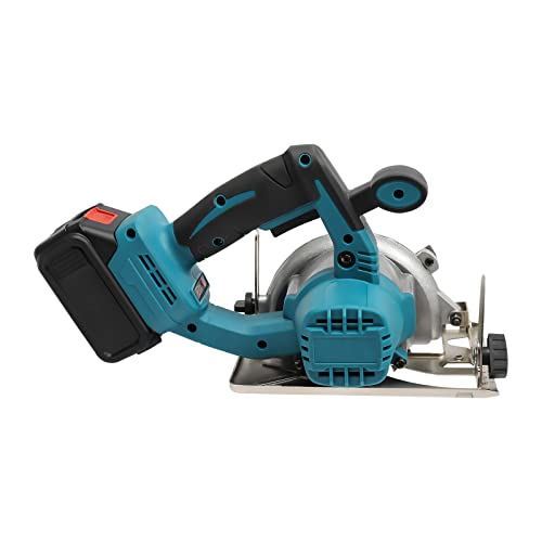 TaNeHaKi Cordless Circular Saw, Adjustable Electric Multi Saw with Battery,Charger and Cutting Blade,Handheld Circular Saw for Wood