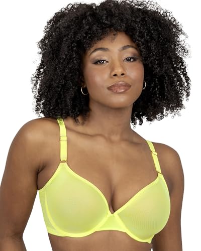 Image of Smart & Sexy Women's Sheer Mesh Demi Underwire Bra - See Through Bras