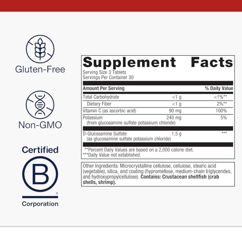 Metagenics Glucosamine Sulfate Tablets