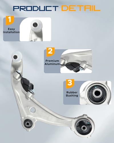 Kit suspension avant Altima avec bras de commande robustes et rotules - 4