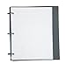 Five Star Flex Hybrid NoteBinder, 1 Inch Binder with Tabs, Notebook and 3 Ring Binder All-in-One, Blue (72411)