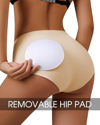 Image of Butt Lifting Panties Padded Underwear for Women Seamless Hip Enhancer Tummy Control Shapewear Briefs