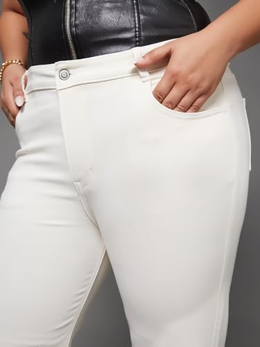Image of Miss Chase A+ Women's High Rise Regular Stretchable Denim Bootcut Shaping Jeans