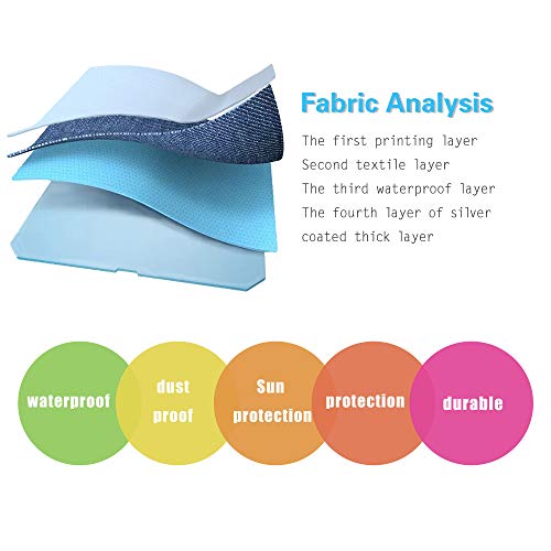 Sit-up board cover, suitable for sit-up board, weight bench, weight chair, fitness bench protection, waterproof, dustproof and sun protection, prevent pets, black, d50in w16in h21in